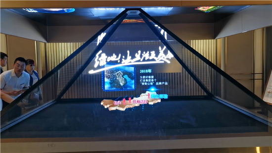 360度全息投影_烏蘭察布綠地新里程案例應用